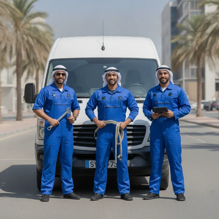 Car Towing team in Sharjah